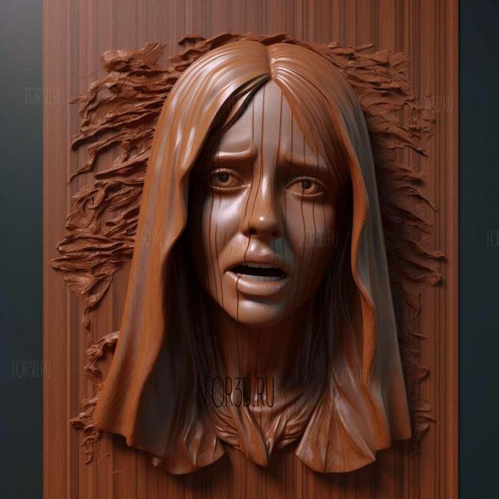 Carrie movie 1 stl model for CNC